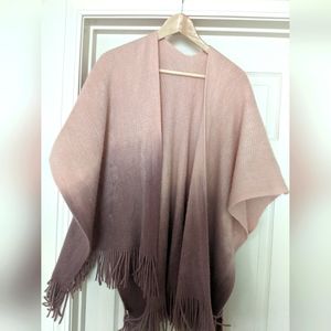 Shawl biolage baby pink/dark pink